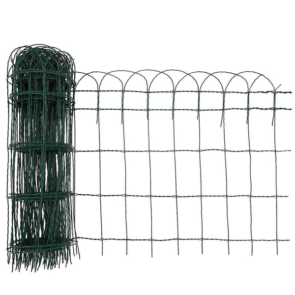 Beetzaun Pulverbeschichtetes Eisen 10×0,65 m