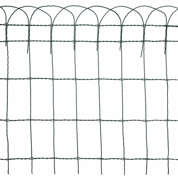 Beetzaun Pulverbeschichtetes Eisen 10×0,65 m