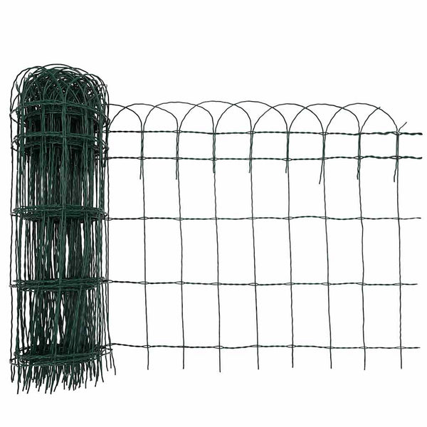 Beetzaun Pulverbeschichtetes Eisen 25×0,65 m