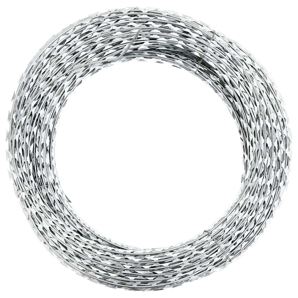 Stacheldraht Concertina Klingendraht Verzinkter Stahl 100 m