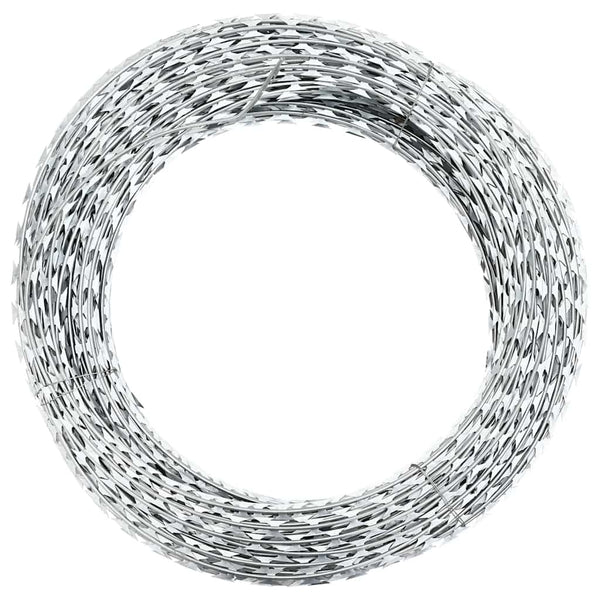 Stacheldraht Concertina Klingendraht Verzinkter Stahl 100 m