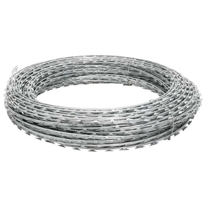 Stacheldraht Concertina Klingendraht Verzinkter Stahl 100 m