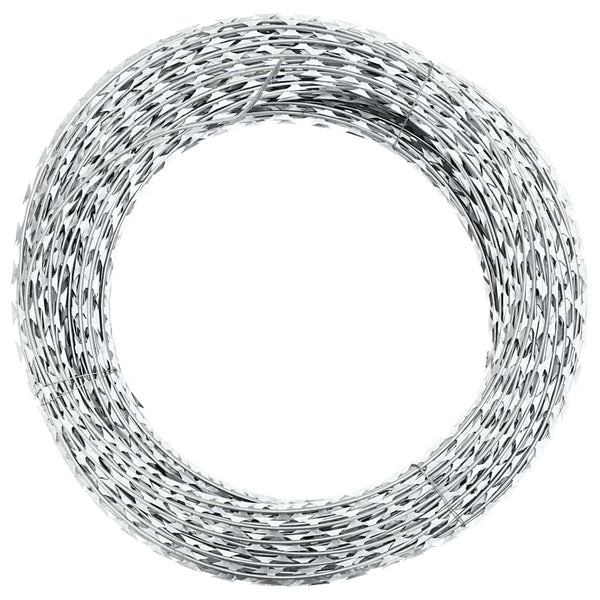 Stacheldraht Concertina Klingendraht Verzinkter Stahl 60 m