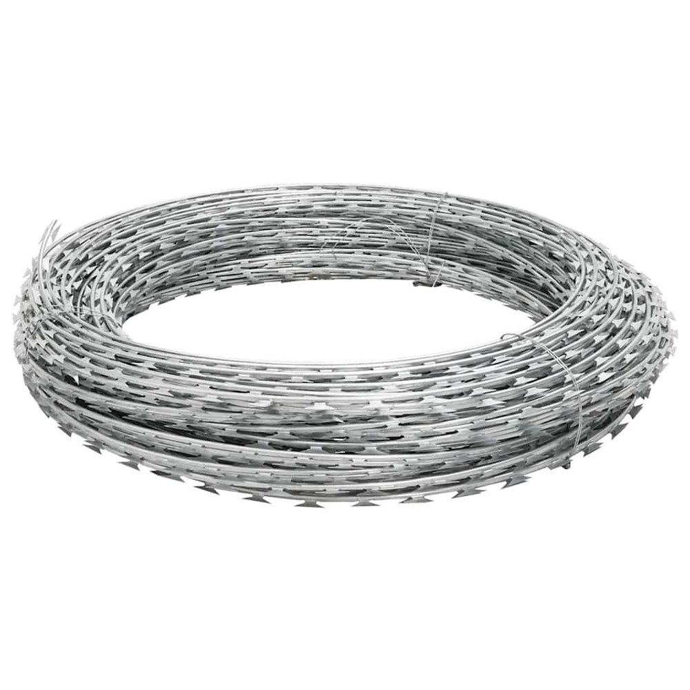 Stacheldraht Concertina Klingendraht Verzinkter Stahl 60 m