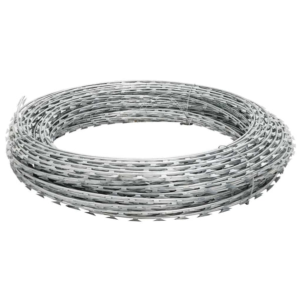 Stacheldraht Concertina Klingendraht Verzinkter Stahl 60 m