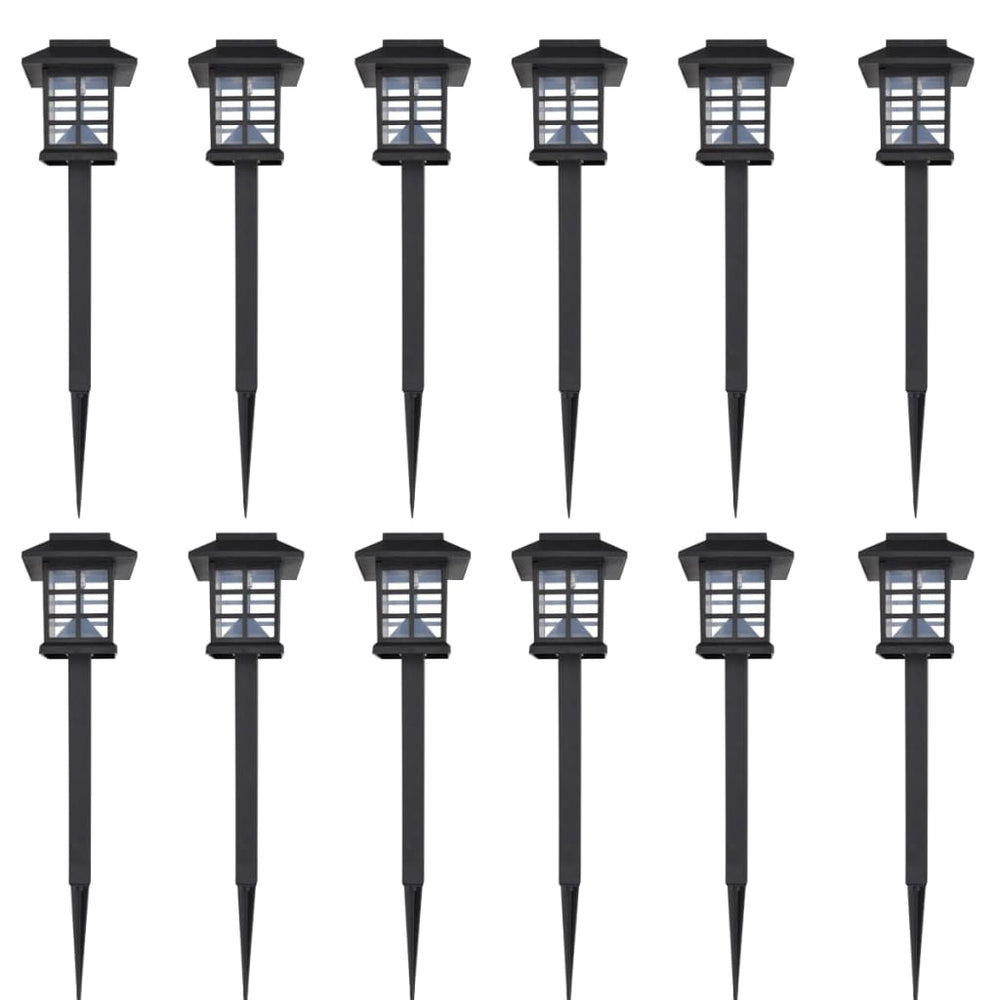 Solarleuchte LED-Licht Set für den Außenbereich 12 Stück