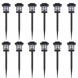 Solarleuchte LED-Licht Set für den Außenbereich 12 Stück