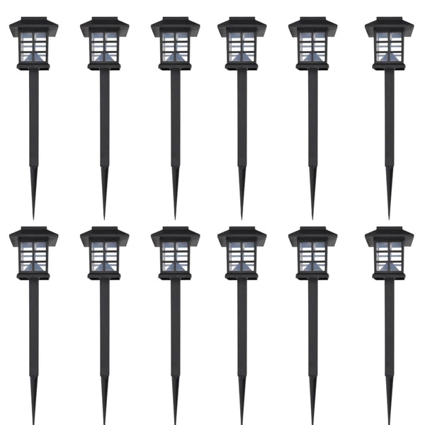 Solarleuchte LED-Licht Set für den Außenbereich 12 Stück