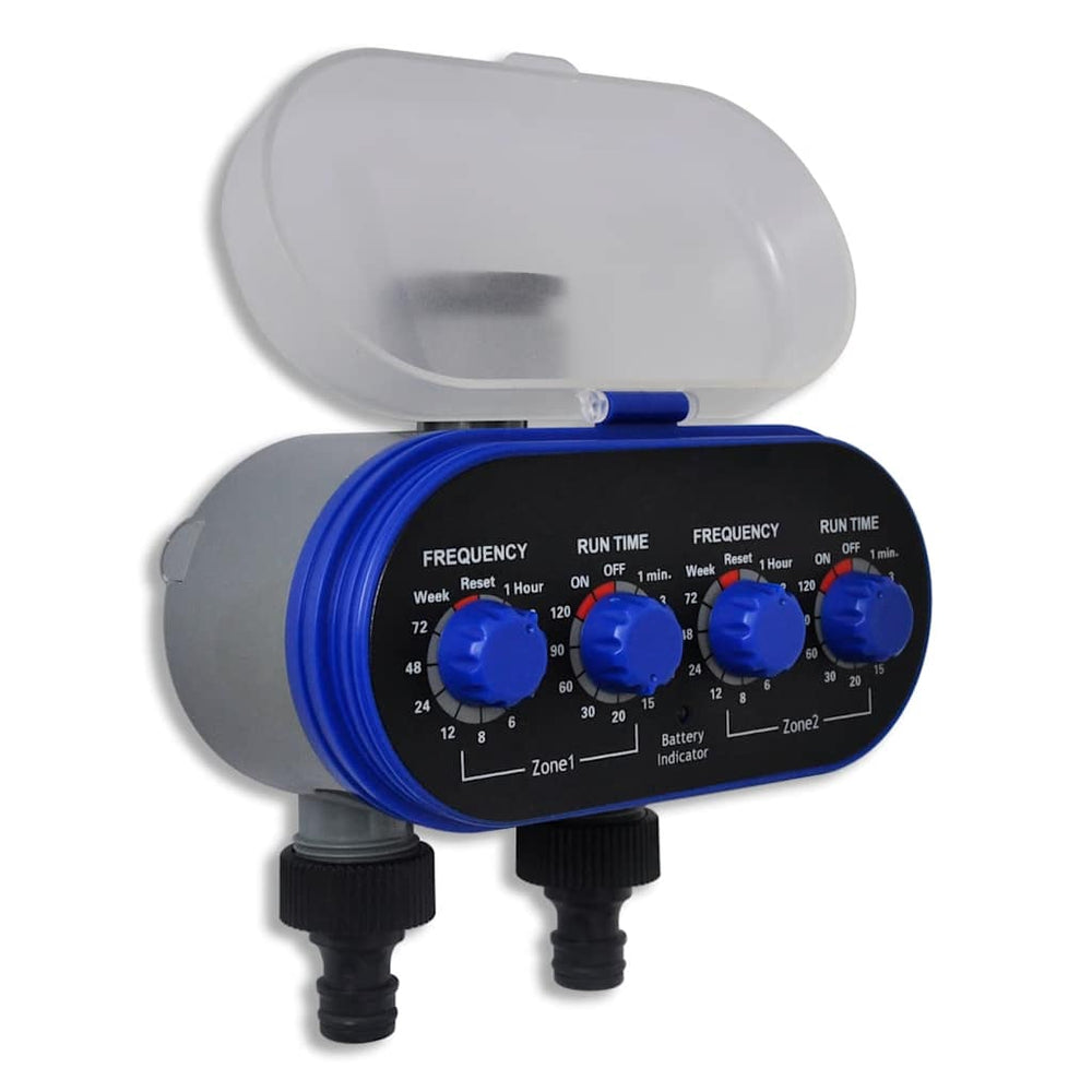 vidaXL Minuteur d'arrosage électronique automatique à 2 sorties