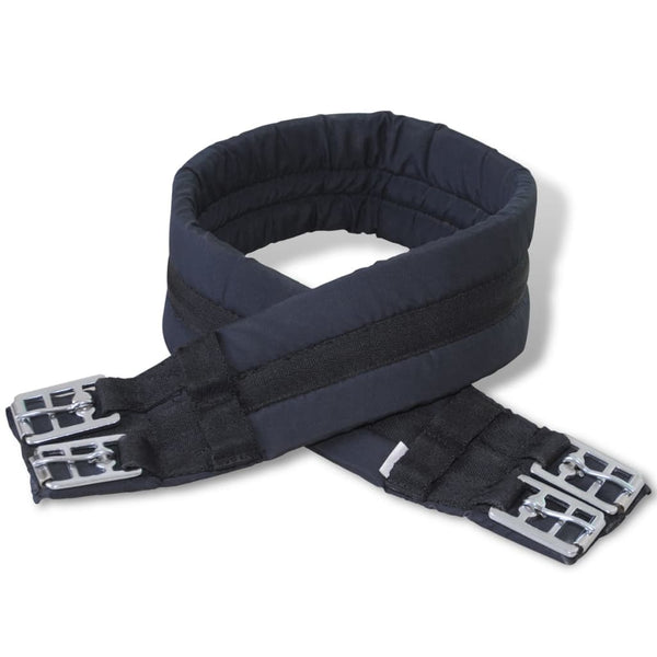 Pferdesattel Set 17,5" Schwarz Leder 5-in-1