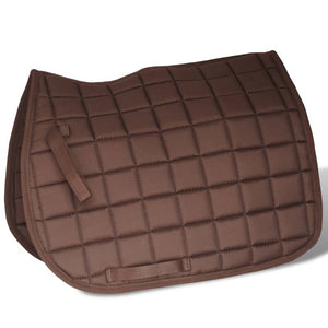Pferdesattel Set 17,5" Leder Braun 5-in-1