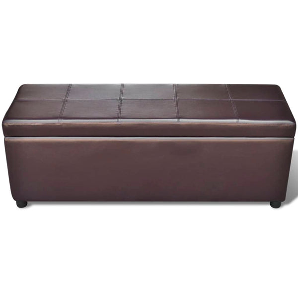 Sitzbank Holz Braun mit Stauraum