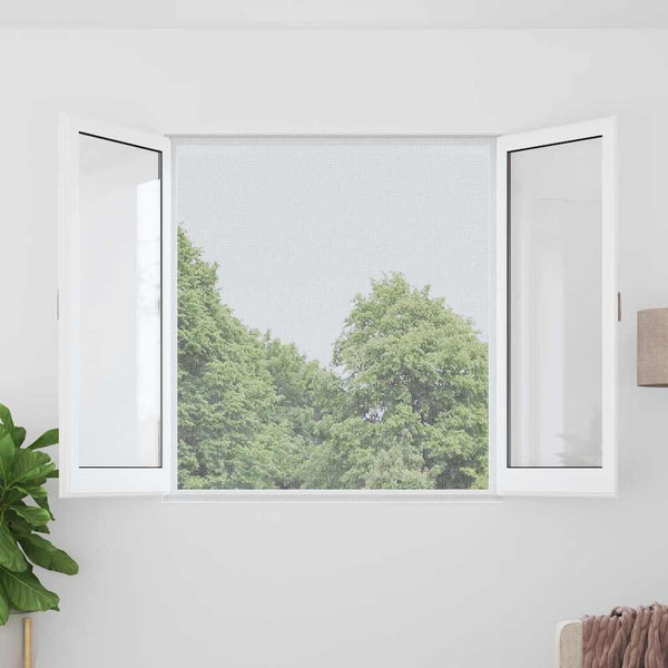 Fliegengitter Aluminium 100x500 cm Silbern