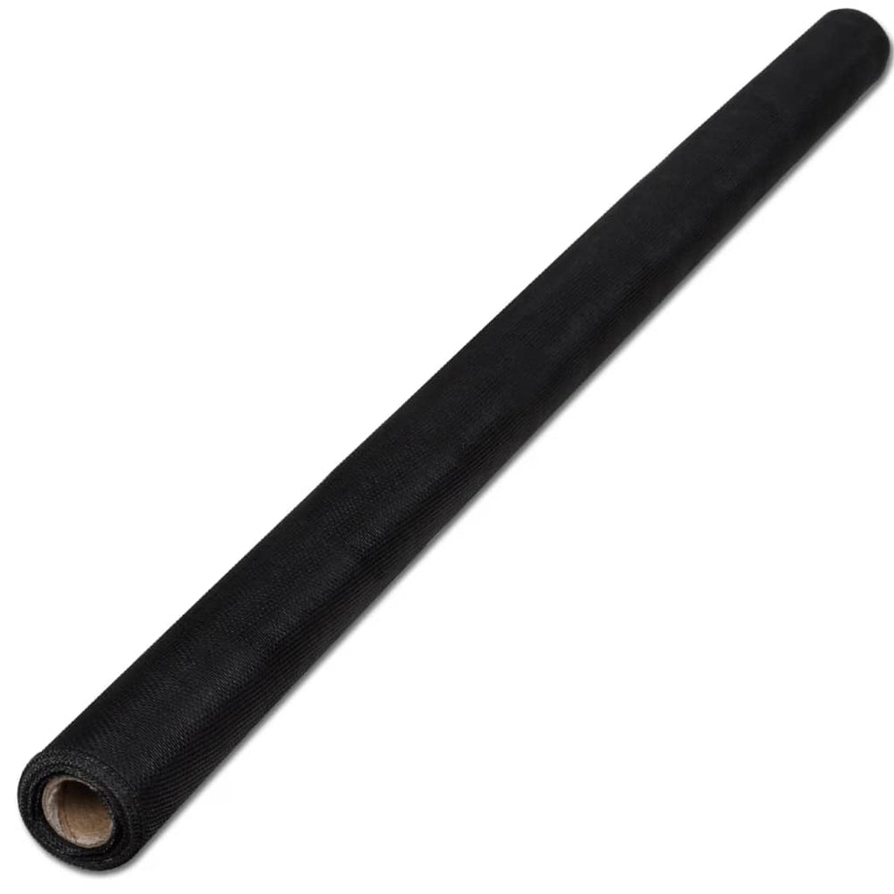 vidaXL Fiberglass Fly Screen 100x1000 cm Black
