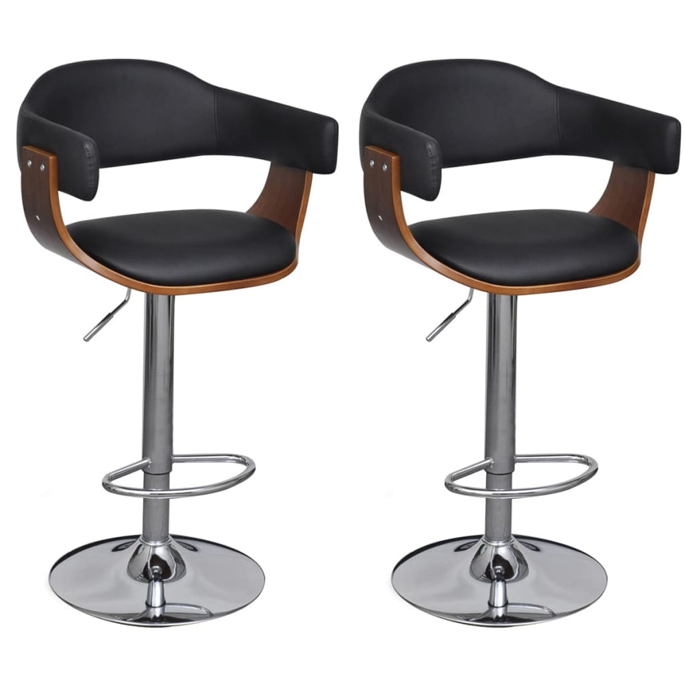 Barhocker 2er Set Kunstleder