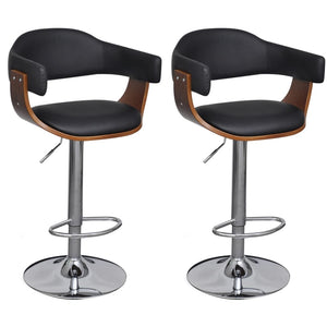 Barhocker 2er Set Kunstleder