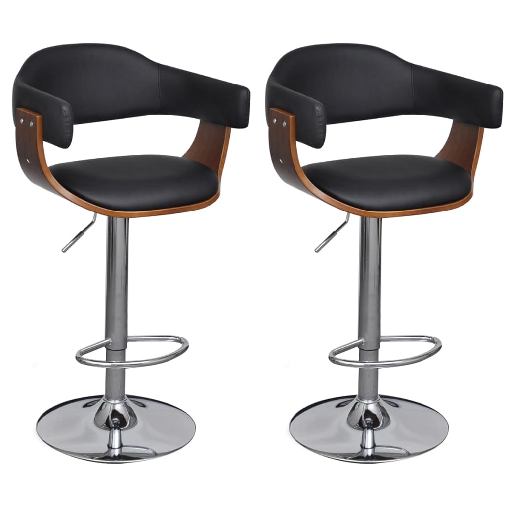 Barhocker 2er Set Kunstleder