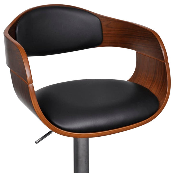 Barhocker Bugholz Kunstleder