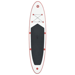 Aufblasbares Stand Up Paddle Board Rot/Weiß