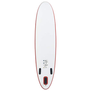 Aufblasbares Stand Up Paddle Board Rot/Weiß