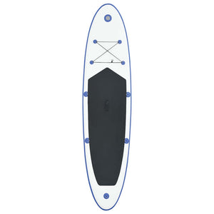 Aufblasbares SUP-Board, Blau/Weiß