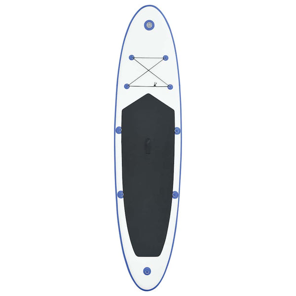 Aufblasbares SUP-Board, Blau/Weiß
