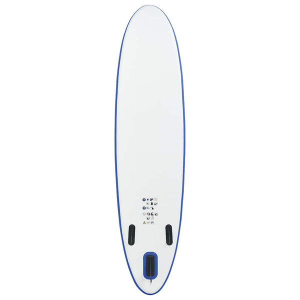 Aufblasbares SUP-Board, Blau/Weiß