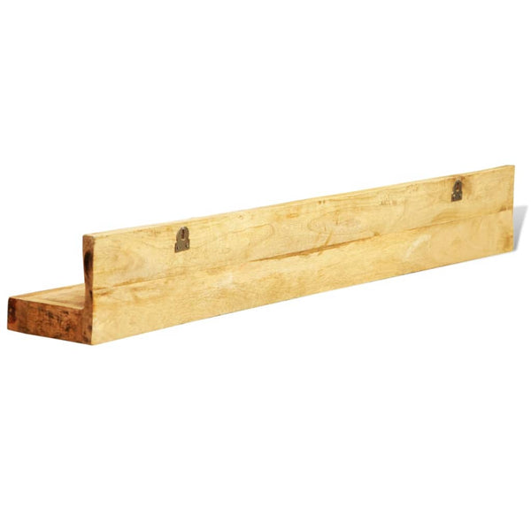 Massivholz Wandregale 2er Set
