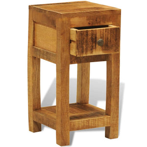 Nachttisch mit 1 Schublade Massivholz Mango
