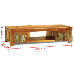 Vintage TV-Schrank Altholz 2 Türen