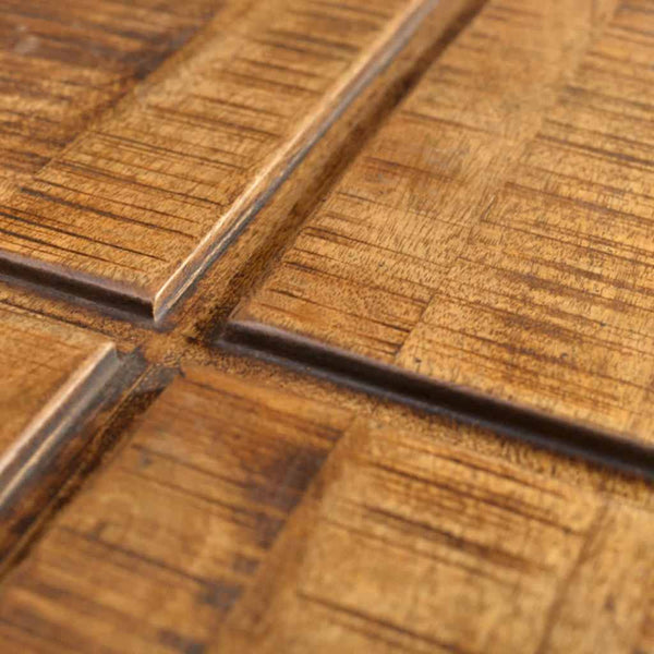 Quadratischer Couchtisch Mango Massivholz Braun
