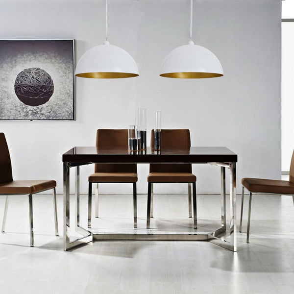 Höhenverstellbare Deckenleuchte, 2er Set, Weiß