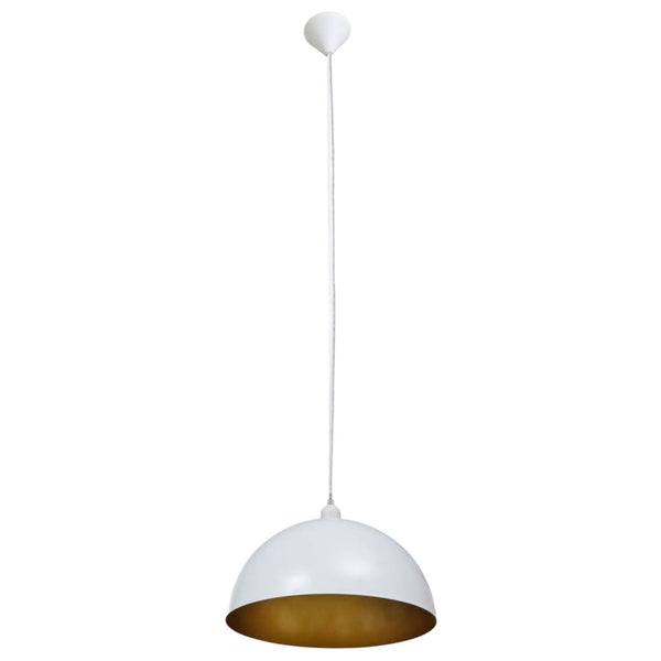 Höhenverstellbare Deckenleuchte, 2er Set, Weiß