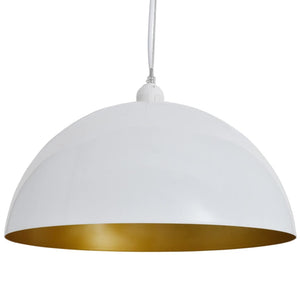 Höhenverstellbare Deckenleuchte, 2er Set, Weiß