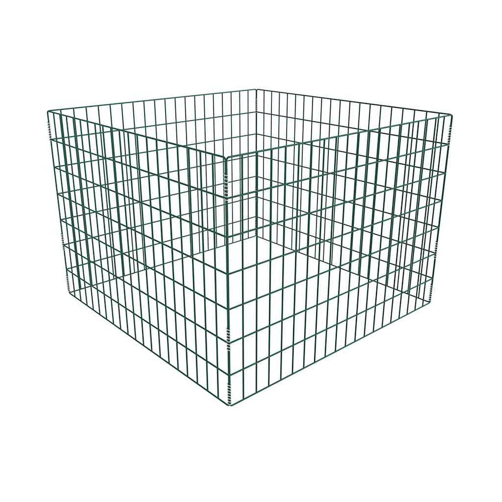 Composteur de jardin vidaXL à mailles carrées 100 x 100 x 70 cm