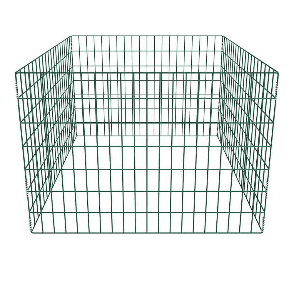 Composteur de jardin vidaXL à mailles carrées 100 x 100 x 70 cm