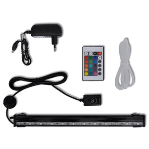 Éclairage LED pour aquarium Lampe à bulles sous-marine RGB 32 cm