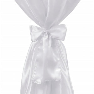 2 x Nappe haute pour table mange-debout blanche 60 cm