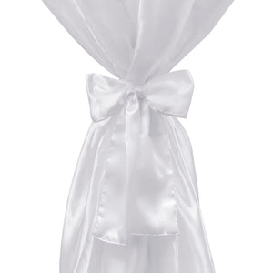 2 x housse de table housse de table mange-debout blanche 70 cm