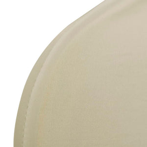 6 x housse de chaise stretch crème