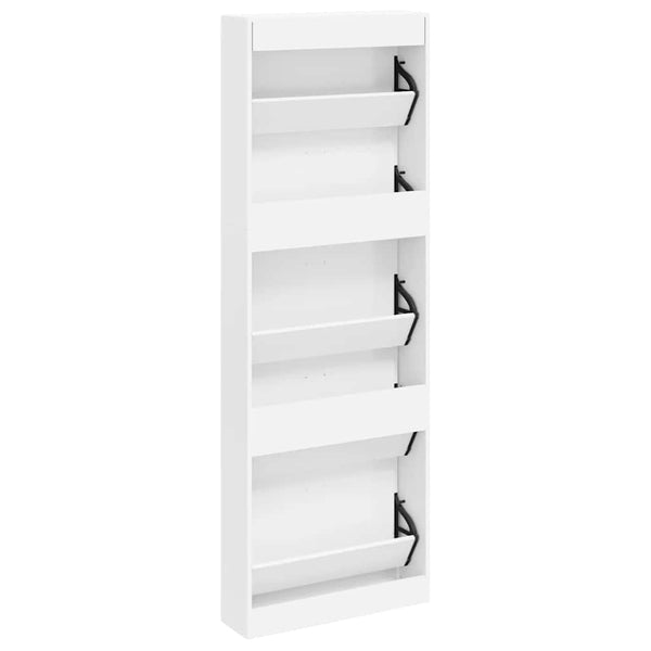Schuhschrank mit 5 Fächern, Weiß