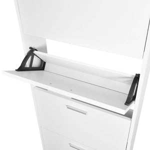 Schuhschrank mit 5 Fächern, Weiß