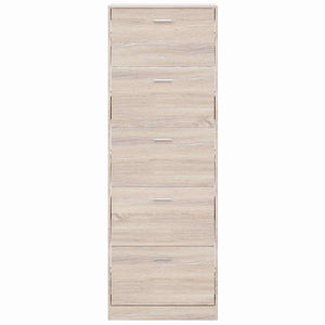 Schuhschrank Eiche mit 5 Kippfächern