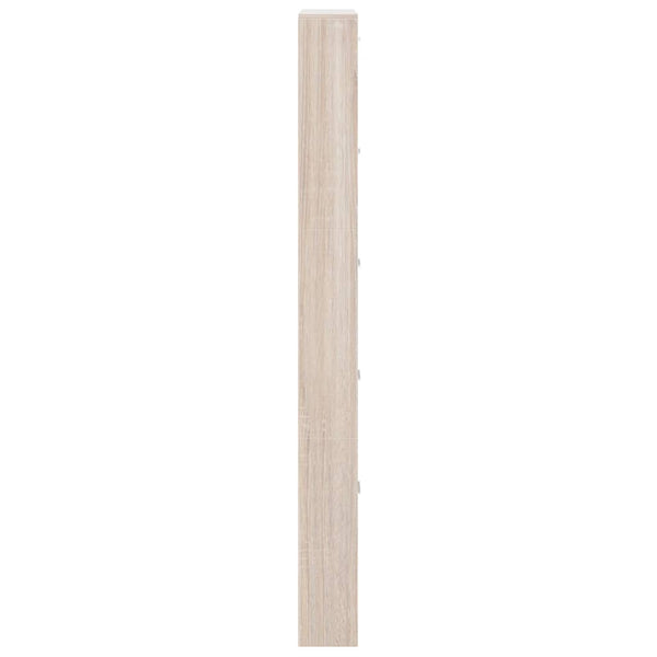 Schuhschrank mit 5 Schuhkippern Holz Eichen-Optik