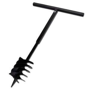Earth auger with handle 180 mm extension pipe 9 m