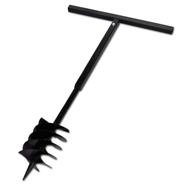 Earth auger with handle 180 mm extension pipe 9 m