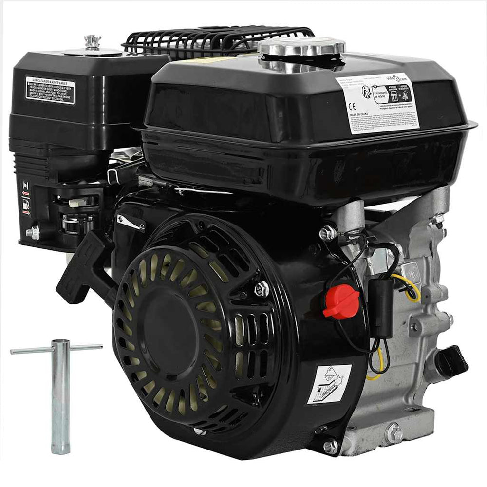 vidaXL Petrol Engine 6.5 HP 4.8 kW Black