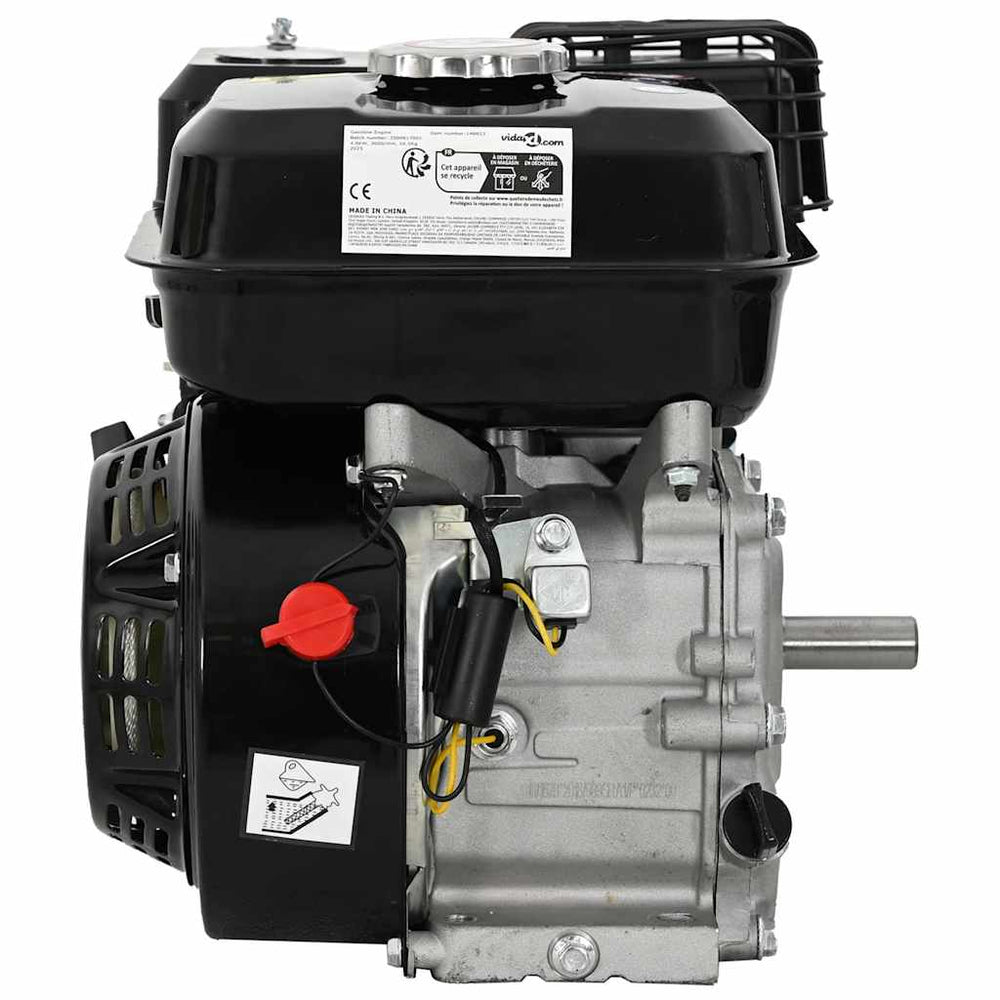vidaXL Petrol Engine 6.5 HP 4.8 kW Black