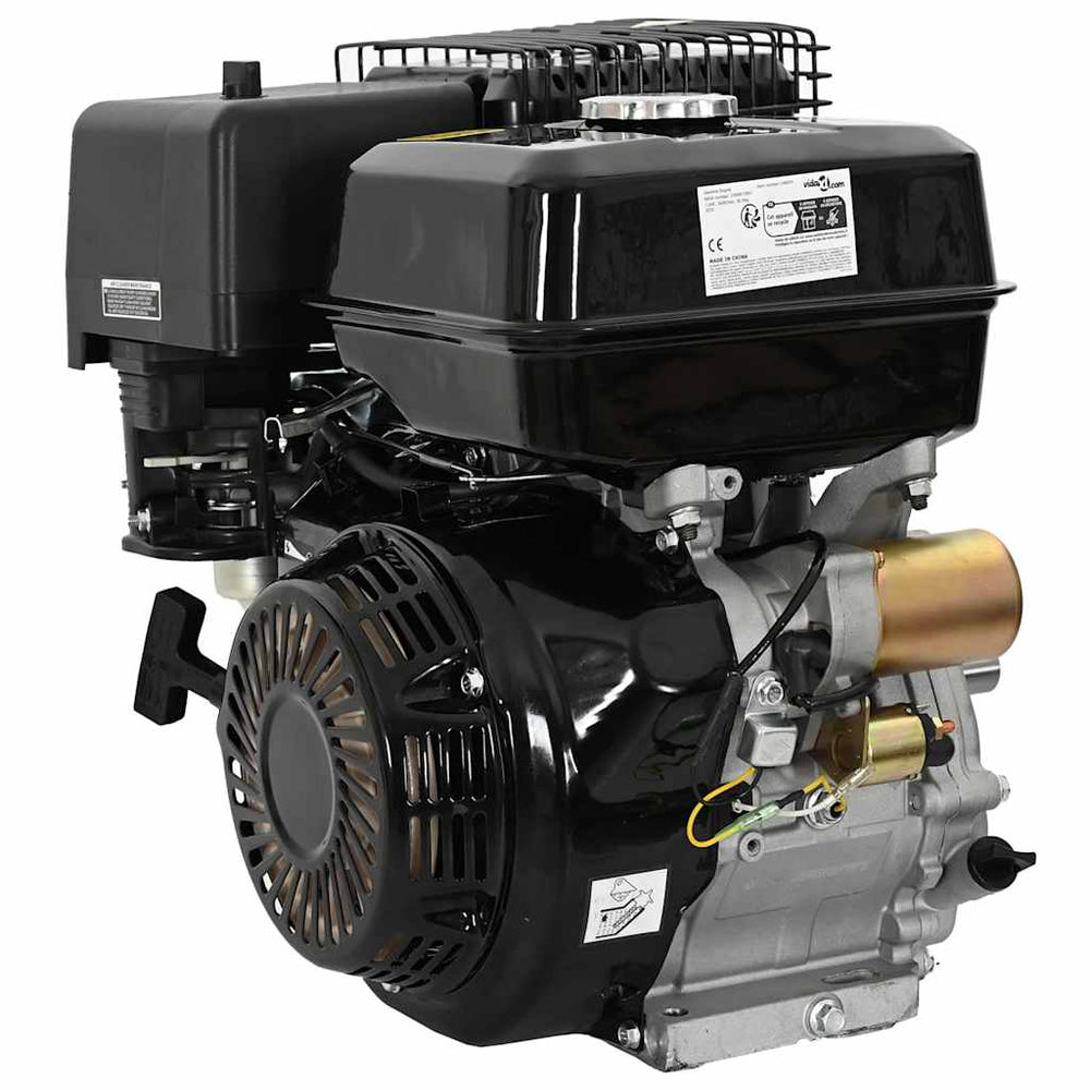 vidaXL Gasoline Engine 15 HP 11 kW Black