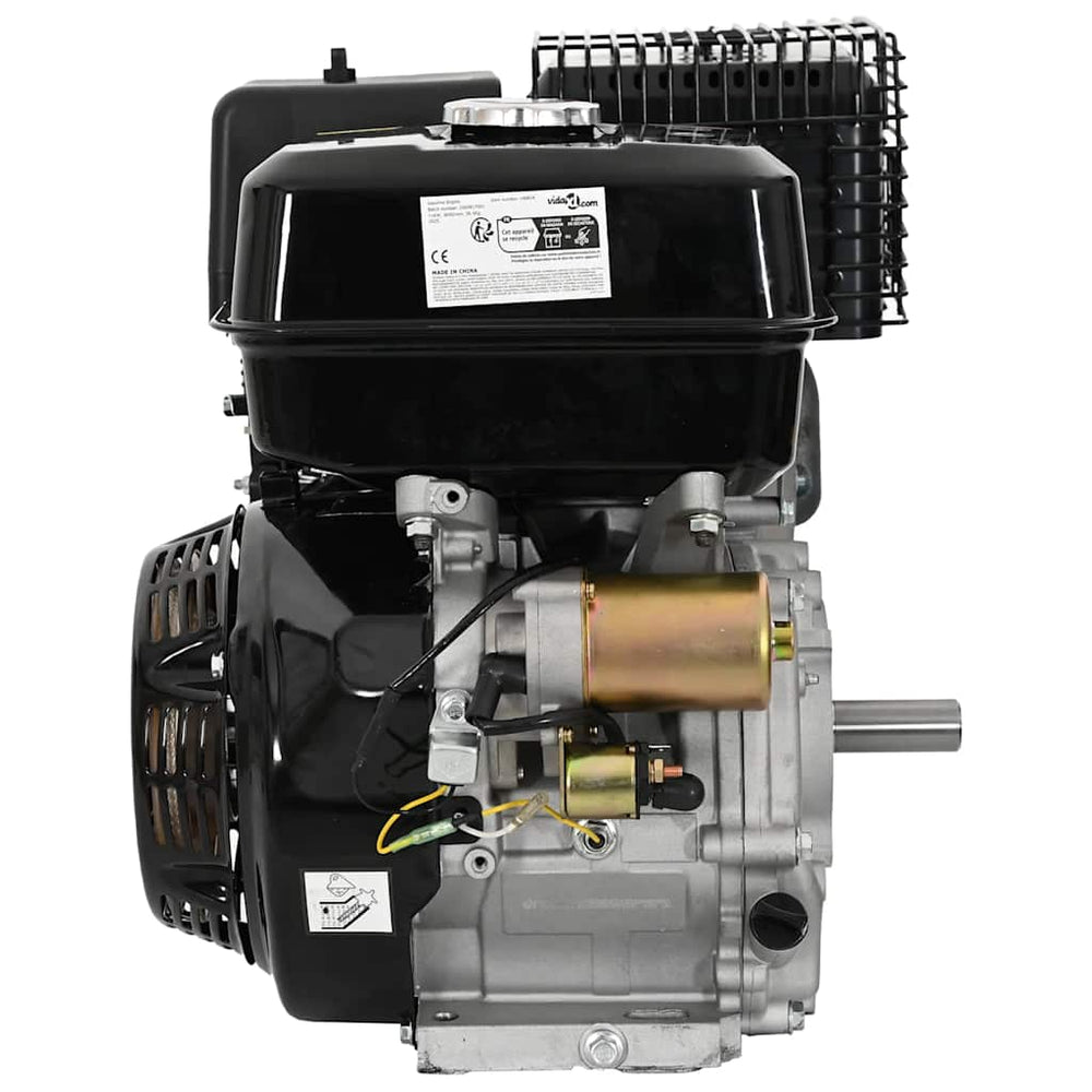 vidaXL Gasoline Engine 15 HP 11 kW Black